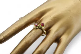 Inel Vintage Craft  Rubin Aur galben 14K vrc266y